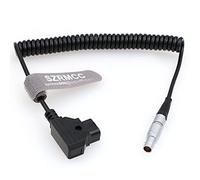 SZRMCC Cmotion cPRO Camin CAM 7 Broches mâle vers D-Tap Câble d'alimentation spiralé pour Moteur Arri Cforce RF