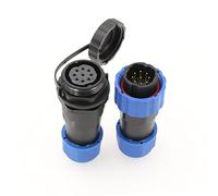 SZRMCC Connecteurs étanches SD20 9 Broches 5 A pour câble d'aviation Circulaire, Prise mâle Industrielle, Prise Femelle LED, connecteur de Fil extérieur