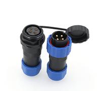 SZRMCC Connecteurs étanches SD20 à 4 Broches 25 A - Connecteur de câble Circulaire d'aviation - Connecteur Industriel mâle Femelle - Prise LED d'extérieur