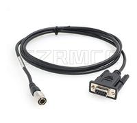 SZRMCC Hirose 6 Pin to DB9 RS232 COM Data Download Cable for Topc Sokkia Total Station (Straight Cable)
