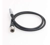 SZRMCC Hirose Câble d'alimentation mâle 4 broches vers mâle 0B 2 broches pour appareil photo Sony F5 F55 à Boulon de liaison Teradek (câble droit)