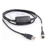 SZRMCC Hirose Câble de Transfert de données 6 Broches Femelle vers USB Doc210 pour Topcon OS-602G ES-605G Sokkia SX CX107 DX Series Total Stations (USB)