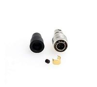 SZRMCC Hirose HR10A-7P-4P Connecteur mâle 4 broches pour appareils audio Zoom F4 F8 ZAXCOM So-ny Appareil photo industriel (4 broches, mâle)