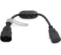 SZRMCC IEC320 C14 à C13 mâle à Femelle avec Interrupteur Marche/arrêt Cordon d'alimentation Cablec (5pcs)