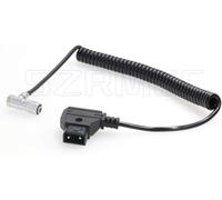 SZRMCC IKAN Portkeys BM5 BM7 HH7 HS7T Câble d'alimentation enroulé D-Tap vers XS6 4 Broches Femelle (câble enroulé, Angle Droit 4 Broches)