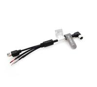 SZRMCC Livox Câble Mid-360 M12 Pin femelle Aviation Plug 3 en 1 Splitter Data Sensor Cable pour DJI Lidar Livox Mid-360 Mid-70 Avia Lidar (angle droit 12 broches, 25 cm)