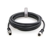 SZRMCC M12 A Code 8 Broches mâle vers Femelle Câble d'actionneur Haute flexibilité étanche pour système de Vision Nocturne Cognex Système d'automatisation de caméra Industrielle réseau (5 m)