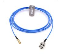 SZRMCC Microdot 10-32UNF Câble de Test M5 Mâle vers BNC Mâle pour Capteur D'accélération Vibratoire (60cm)