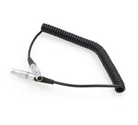 SZRMCC pour caméras ARRI 5 broches mâle à 5 broches mâle Timecode câble enroulé pour dispositifs sonores Ambient Lockit Zaxcom TC entrée/sortie