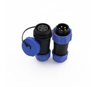 SZRMCC WEIPU SP21 Connecteur D'aviation Prise de Courant Imperméable 2/3/4/5/7/9/12Pin en Ligne Montage sur Panneau Câble Connecteur (5 Pin 30 A)