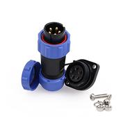 SZRMCC WEIPU SP21 Connecteur D'aviation Prise de Courant Imperméable 2/3/4/5/7/9/12Pin en Ligne Montage sur Panneau Câble Connecteur (7 Pin 15 A)