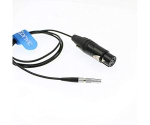 SZRMCC Z CAM E2 ou ARRI Alexa Mini câble d'entrée audio pour appareil photo Neutrik XLR 3 broches femelle vers 00B 5 broches, Straight, 1 m.