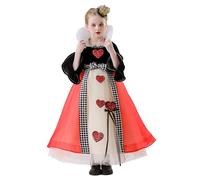 SZRXKJ Robe victorienne pour fille - Halloween - Reine Pêche rouge - Princesse Alice Voyage de rêve - Pays des merveilles (noir, 140)