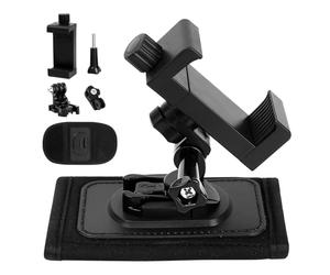 SZSIQI Support de Sangle de Sac à Dos pour GoPro, Support Bandoulière Compatible avec GoPro Hero 12/11/10/9/8/7/6/5/4, DJI Osmo Action4/3, Insta360 One X2, Accessoires de Caméra Action