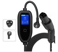 SZSMART Chargeur Portable Voiture Électrique K09 NACS 3,5kW 16A Monophasé 5m Prise Schuko pour Tesla