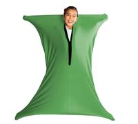 SZSMART Chaussette sensorielle pour enfants, 147,2 x 71,1 cm, enveloppement complet du corps, corps extensible pour soulager le stress des enfants atteints d'autisme, d'anxiété (vert, L/140-160 cm)