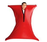 SZSMART Sensory Chaussettes de corps extensibles pour enfants souffrant d'autisme et d'anxiété pour soulager le stress - 119,4 x 68,6 cm (rouge, taille M/114-137 cm)