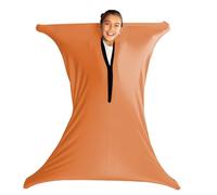 SZSMART Sensory Chaussettes de corps extensibles pour enfants souffrant d'autisme et d'anxiété pour soulager le stress - 119,4 x 68,6 cm (orange, taille M/114-137 cm)