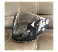 SZSMHL Visières de Casque, Visière de Casque de Moto Demi-visière Anti-Rayures Pare-Vent visière de lentille de Casque for SHOEI J-Cruise I II J-Force4(Deep Smoke)