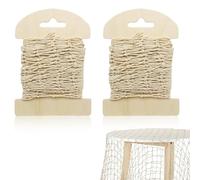 SZSMW 2 Filet de Peche DéCoratif - Filet Peche Decoratif - IdéAl pour DéCorer des Salons,des Bureaux Et des Amis Qui DéCorent Leur Nouvelle Maison,C'Est Un Bon Cadeau(13cm*1m)
