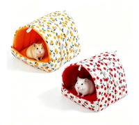 SZSMW 2 pièces Cabane Lapin - Maison Cochon d'Inde - Tunnel Cochon d'Inde | Convient Aux Hamsters,Mini HéRissons,Lapins Nains Et Autres Petits Animaux Exotiques,Et Peut êTre Utilisé en Toutes Saisons