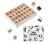SZSMW 28 Tampon Lettre - Tampon Lettre Alphabet - Stamp Letters - Peut êTre Utilisé Comme un Outil éDucatif pour Enseigner Les Lettres Et Les Mots à Votre Enfant,IdéAl pour L'Artisanat Et Le Bricolage