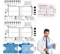 SZSMW 2ecg - Ecg Portable - RèGle Ecg - IdéAl pour Les Professionnels Et Toute Personne Aspirant à MaîTriser L'InterpréTation Ecg, Un Outil Indispensable pour L'éDucation Et La Pratique (Avec Veste)