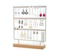 SZSMW 60 Trous Porte Boucle D'Oreille - Rangement Boucle D'Oreille - IdéAl Pour Stocker des Boucles D'Oreilles à La Maison, Parfaites pour Les Bijouterie, Les Galeries de Photos Et Les Expositions