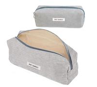 SZSMW Estuche Escolar PequeñO - Cartuchera - Estuche Escolar NiñO - Se Puede Utilizar Como Bolsa de Viaje O Bolsa de CosméTicos, Monedero, Estuche Para Gafas Y Bolsa de Accesorios (Gris)