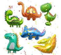 SZSMW Paquet de 6 Ballon Dinosaure - Anniversaire Dinosaure - Adapté Aux SoiréEs Sur Le ThèMe des, Aux CéLéBrations D'Anniversaire,à La DéCoration de Chambre