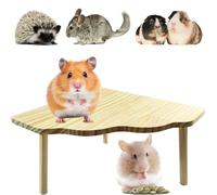 SZSMW Plateforme pour Cage - Plateforme Cage Hamster - Jouet d'escalade | Convient pour Les Hamsters,Les Chinchillas, Les Cobayes Et Les Bons Jouets Qui Peuvent Favoriser L'Exercice (22 *13 Cm)