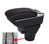 SZSS-CAR te d'accoudoir pour console centrale en cuir Compatible avec Kia Rio 2 2006~2010 2011, boîte de rangement d'accoudoirs pour pièces d'intérieur de voiture