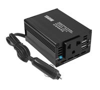 SZSSTH Onduleur de Voiture 150 W DC 12 V vers AC 230 V avec 2 Ports USB et Allume-Cigare, idéal pour Le Camping, Les Voyages et l'alimentation de Secours (Noir)