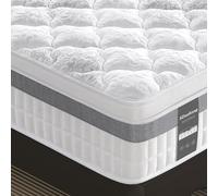 SZsuilong Matelas 120x190, Épaisseur 28 cm, H3/H4, Hybride Haute Densité | Mousse à Mémoire de Forme, Bords Renforcés, Faible Transfert de Mouvement, Tissu Blanc Respirant, OEKO-TEX, Roulé Sous Vide