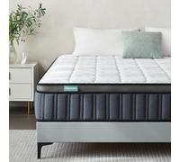 SZsuilong Matelas 120x200, 26cm Épaisseur Ressort Ensachés Matelas avec Mousse à Mémoire de Forme, H3 H4 Dureté Moyenne Parfait Soutien pour d'Adulte et d', Oeko-tex