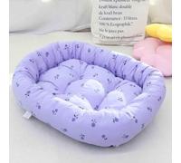 SZSXYBZ Canapé-lit confortable en coton PP pour animal domestique pour une utilisation en toutes saisons, respirant et pratique pour animaux de compagnie, doux et bon maintien (violet, 70 x 60 cm)