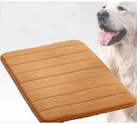 SZSXYBZ Danchen Lit orthopédique pour chien et chat - 60 x 40 cm - Lavable - En mousse douce et fine - Coussin rembourré - Marron - Taille M - 80 x 50 cm