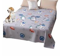 SZSXYBZ Housse de protection imperméable pour lit pour chien et chat de petite, moyenne et grande taille, facile à nettoyer (gris, 160 x 230 cm)