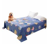 SZSXYBZ Housse de protection imperméable pour lit pour chien et chat - Lavable - Imperméable - Motif fruits bleus - 250 x 230 cm