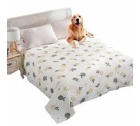 SZSXYBZ Housse de protection lavable et imperméable pour lit pour chien et chat - Blanc - 200 x 230 cm