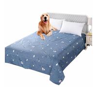 SZSXYBZ Housse de protection pour lit pour chien et chat - Lavable - Imperméable - Bleu - 250 x 230 cm