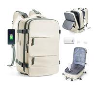 SZSYCN Sac a Dos voyage cabine avion sous vide 40×30×20 Ryanair Wizzair Femme Bagage Cabine 40x20x25 pour Ryanair Bagage à Main 45×36×20 Easyjet avec pompe Sac pour Ordinateur Portable 14 Pouces Homme