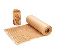SZSYumUnion Emballage papier coussin enveloppe nid d'abeille rouleau de papier emballage perforé 30 mètres x 30 cm emballage pour déménagement expédition Breakables，Alternative d'emballage bulle