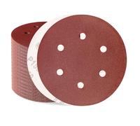Sztaoip 100 Pièces Disque Poncage 150mm, 6 Trous Disque Abrasif Grain 150 pour Poncer Polir Dérouiller pour Ponceuse Excentrique