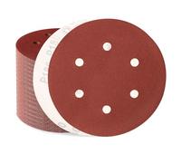 Sztaoip 100 Pièces Disque Poncage 150mm, 6 Trous Disque Abrasif Grain 180 pour Poncer Polir Dérouiller pour Ponceuse Excentrique