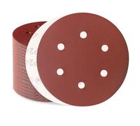 Sztaoip 100 Pièces Disque Poncage 150mm, 6 Trous Disque Abrasif Grain 240 pour Poncer Polir Dérouiller pour Ponceuse Excentrique