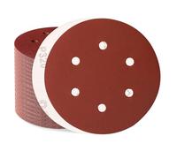 Sztaoip 100 Pièces Disque Poncage 150mm, 6 Trous Disque Abrasif Grain 320 pour Poncer Polir Dérouiller pour Ponceuse Excentrique