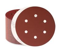 Sztaoip 100 Pièces Disque Poncage 150mm, 6 Trous Disque Abrasif Grain 400 pour Poncer Polir Dérouiller pour Ponceuse Excentrique