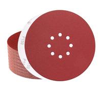 Sztaoip 50 Pièces Disques Poncage 225mm, 8 Trous Disques Abrasifs Grain P150 Ronds Papier Abrasif pour Ponceuse Murale