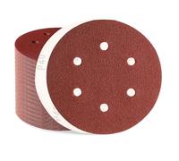 Sztaoip 80 Pièces Disque Poncage 150mm, 6 Trous Disque Abrasif Grain 40 pour Poncer Polir Dérouiller pour Ponceuse Excentrique